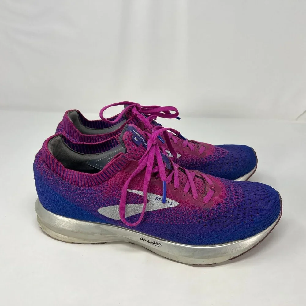 Brooks Levitate 2 Pink Purple Running Shoes Sneakers 1202791B520 Women's Sz 11 * - Picture 3 of 10